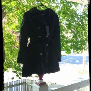 Urban Republic Women's Balack Quilted Coat Large